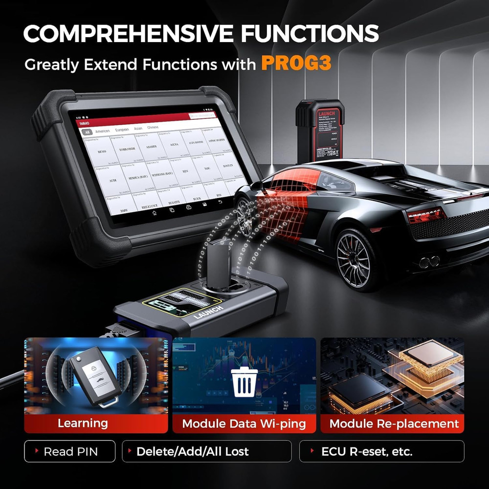 2026 LAUNCH X431 IMMO PLUS Car Key Programming Diagnostic Tool ECU Coding Clone