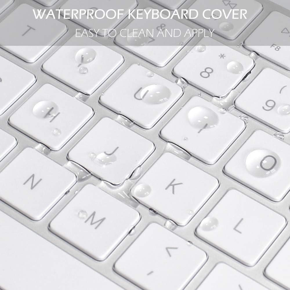 Keyboard Cover Skin for 2018-2017 Apple Magic Keyboard with Numeric Clear