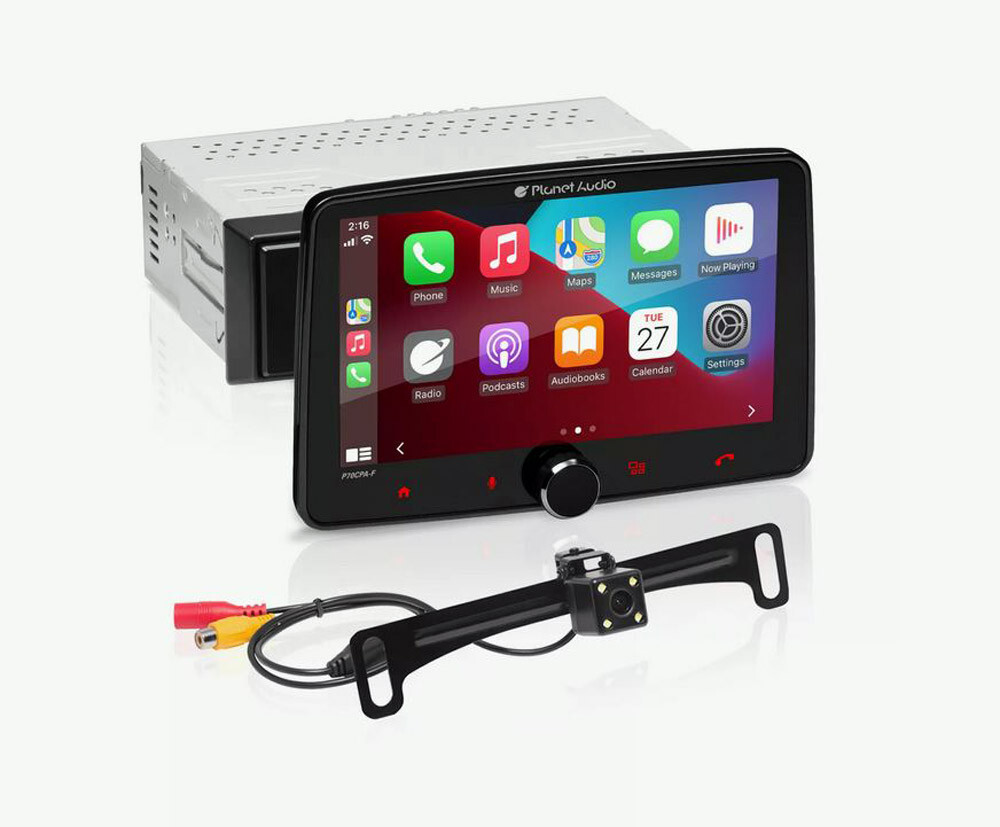 Planet Audio P70CPA-CF 7” CarPlay Android Car Stereo