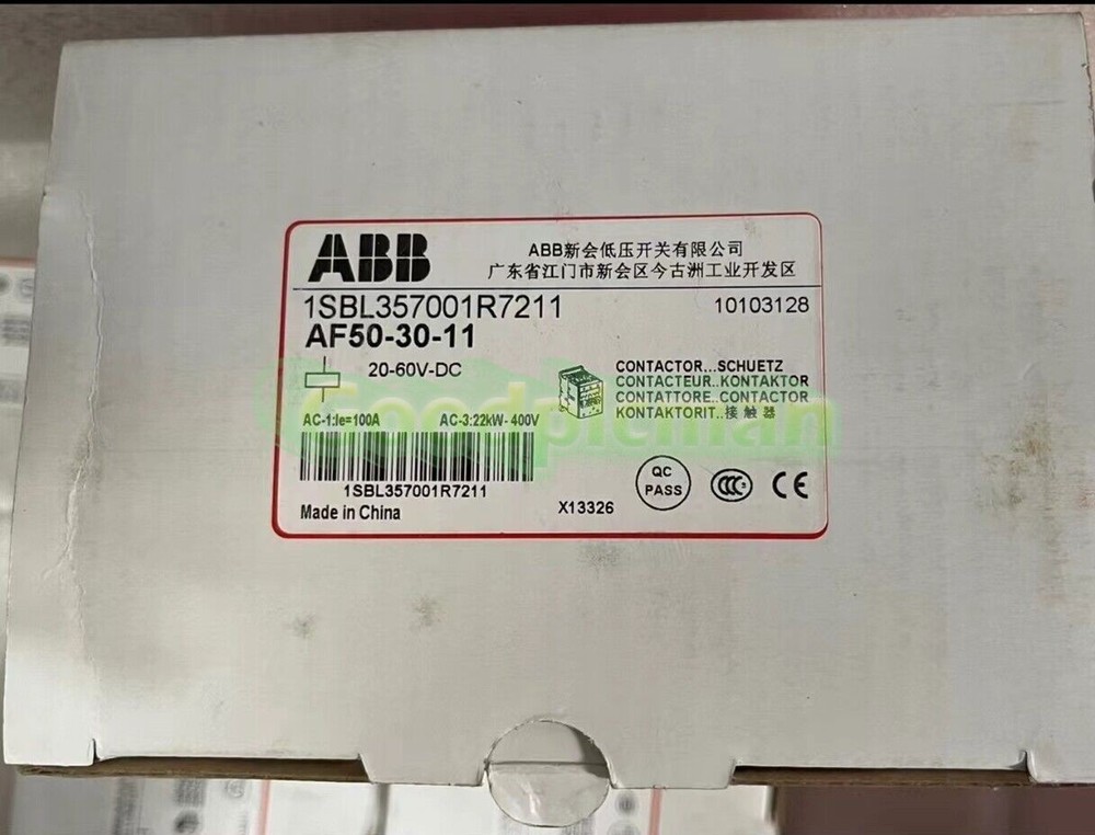 1pc ABB AF50-30-11 Contactor 20-60VDC Fast delivery
