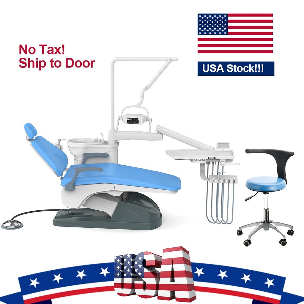 Dental Unit Chair Computer Controlled /Suction System Vacuum /Cart Delivery Unit