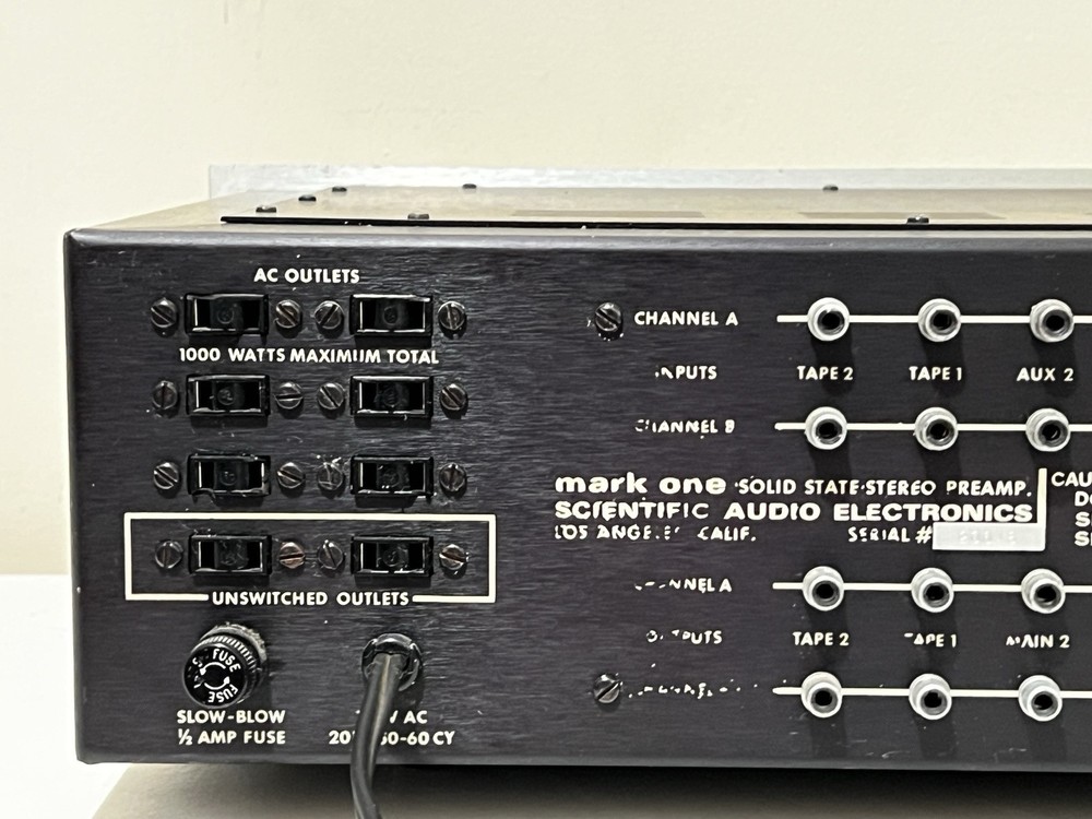SAE Mark 1 One Preamplifier