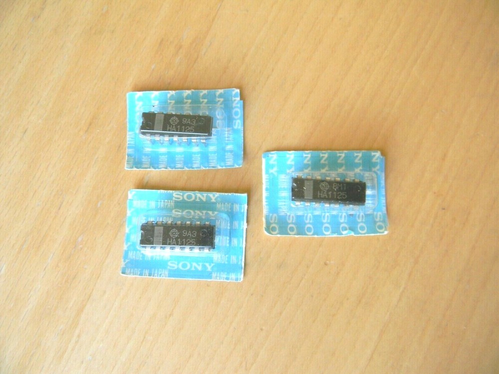 HA1125 Integrated Circuits 3 Pieces