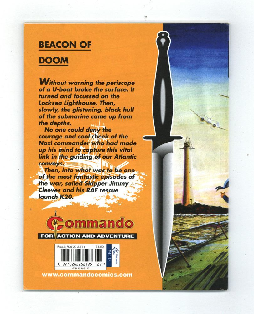Commando for Action and Adventure #4407 VF+ 8.5 2011