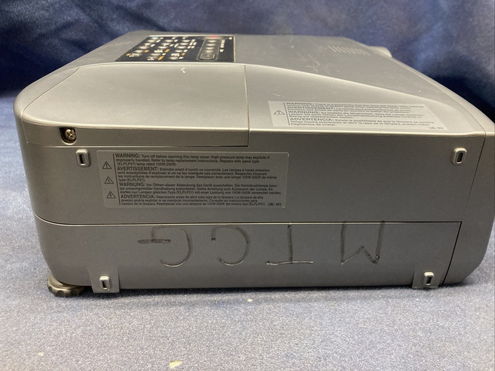 Epson PowerLite 830p Projector Tested Working Good Condition Quick Ship