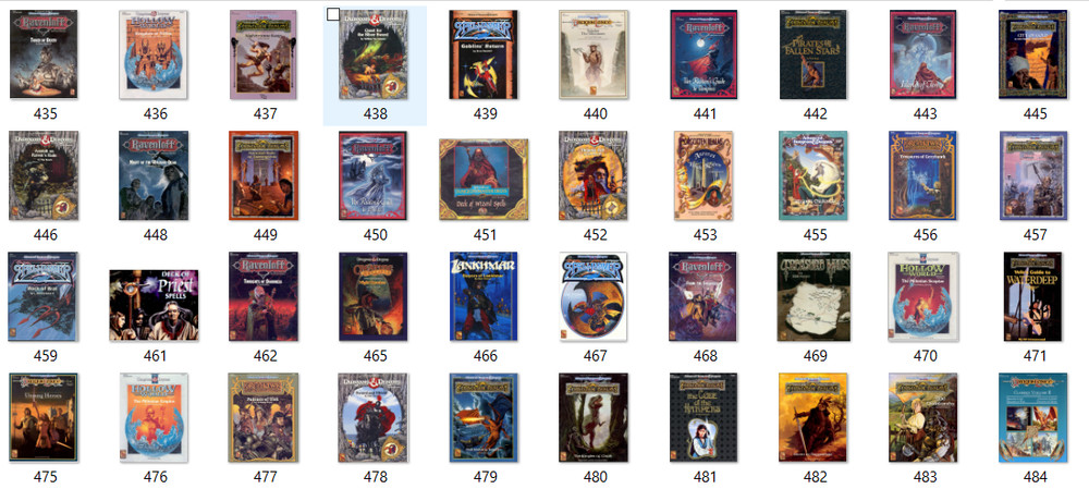 Huge D & D Mixed 3 Version Collection Books Module's User Guide 550+ PDF