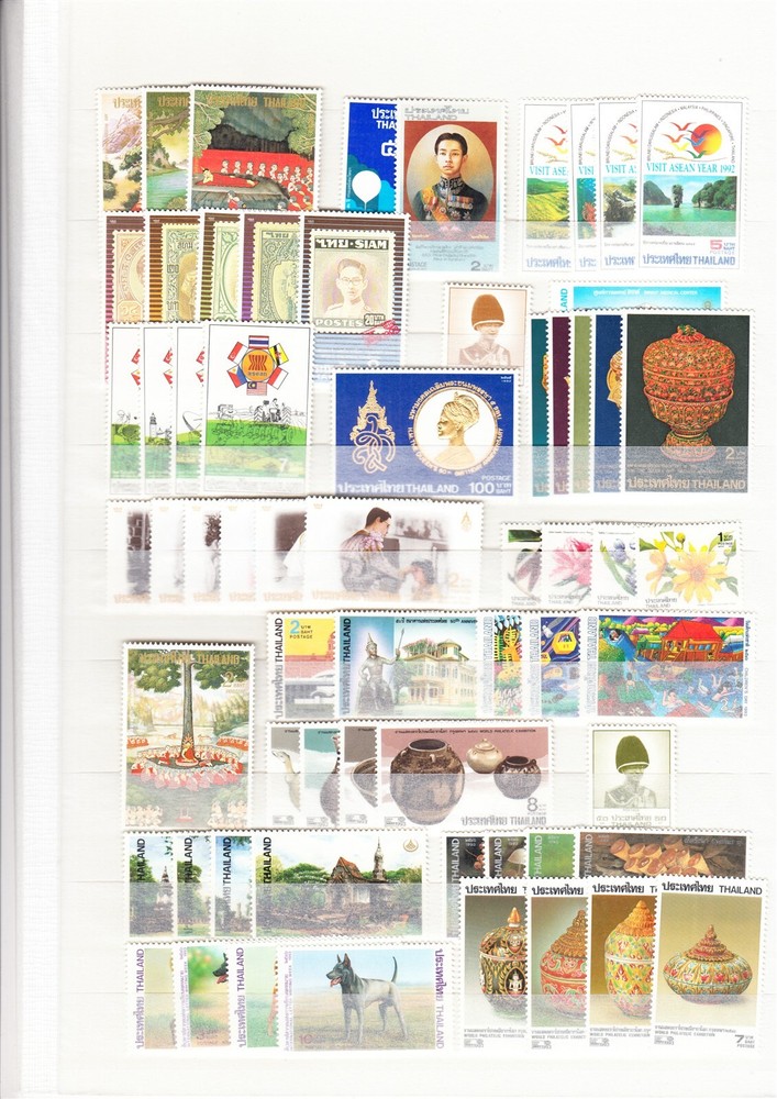 THAILAND 1992-1993 various MNH stamps