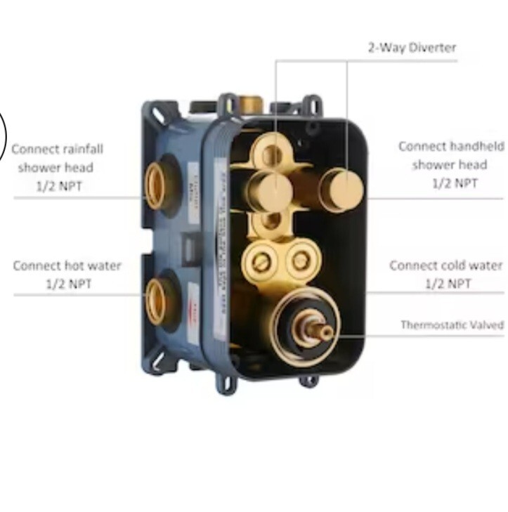 Luxury Rainfall Shower Set Model 6647