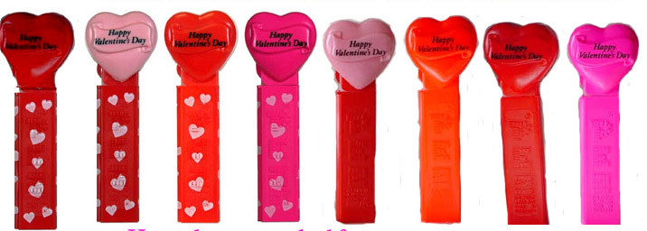 PEZ - Valentine Hearts - Choose from Pull Down Menu - 1996 to Now