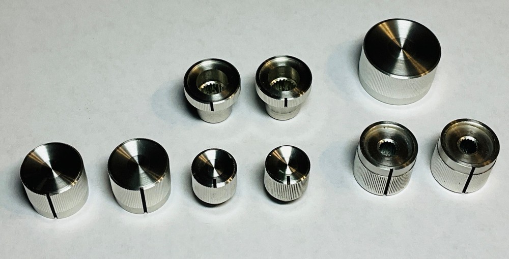 Sansui Model 2000 Receiver Complete Knob Set - Very Nice Shape!