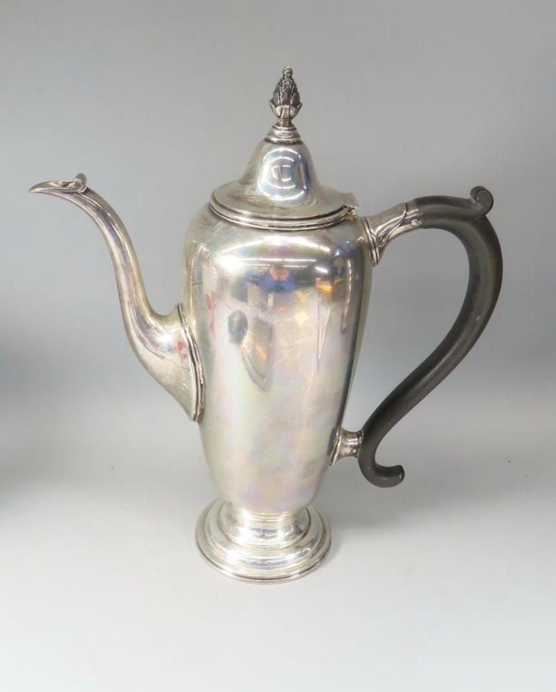 Black Starr & Gorham Sterling Chocolate Pot 536 Grams