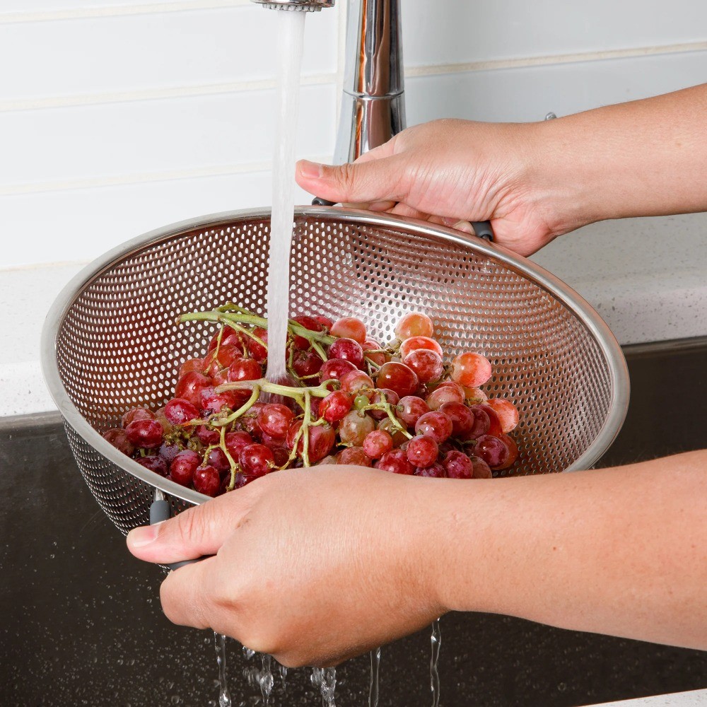 Solutions 5 Qt Stainless Steel Colander
