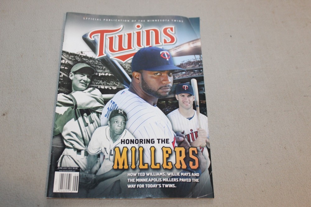2012 Minnesota Twins Program (JUNE/JULY): HONORING THE MILLERS
