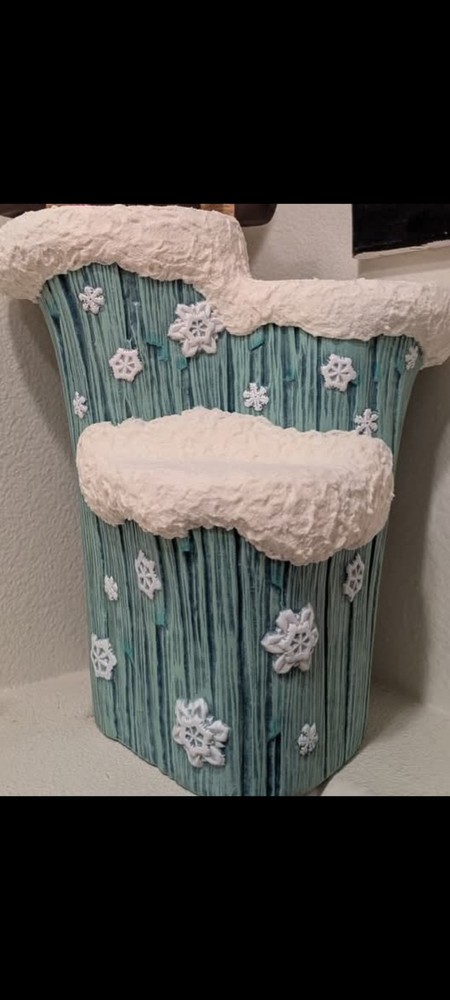 Ceramic Bisque~~ Ready to Paint~~ Winter Stump