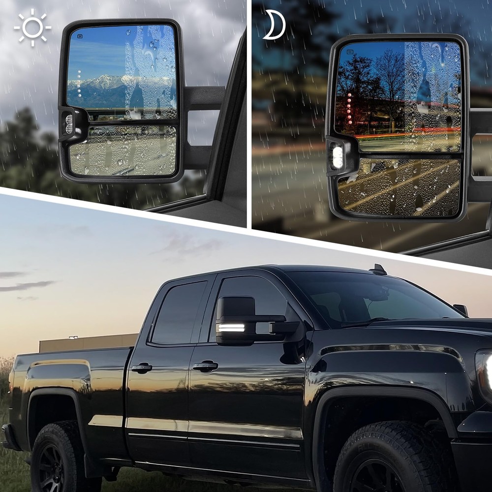 Switchback Towing Mirror for Silverado Sierra - SWITCHBACK, Unpainted
