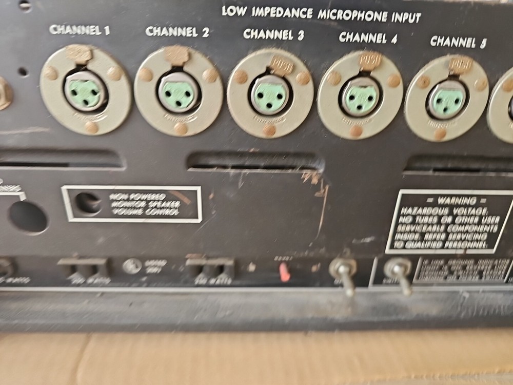 CLASSIC ALTEC MODEL 1214 CONTROL CONSOLE MIXER 6 + 1 CHANNEL