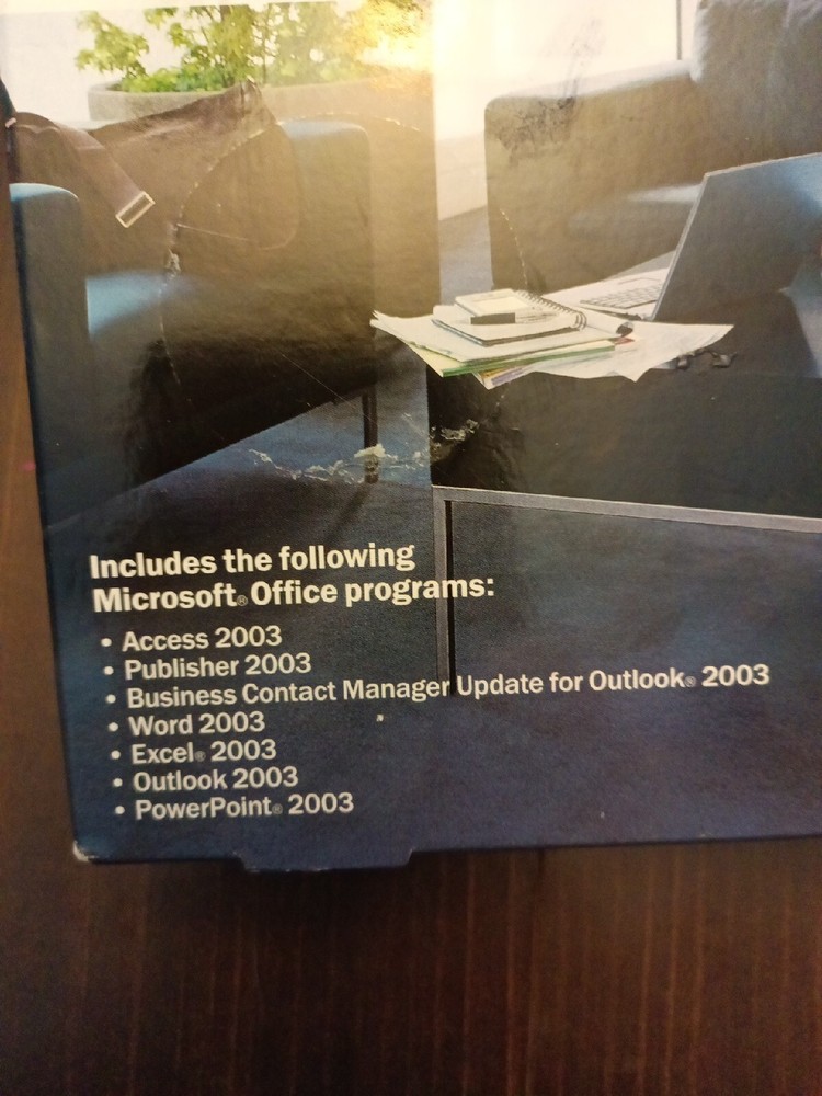 Microsoft Office Professional 2003 - Old Version . Looks Like It Was Never Used