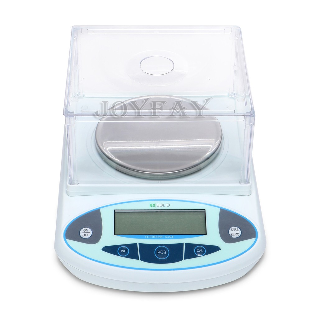 U.S. Solid Analytical Balance 1000 x 0.01 g 10mg Lab Digital Precision Scale