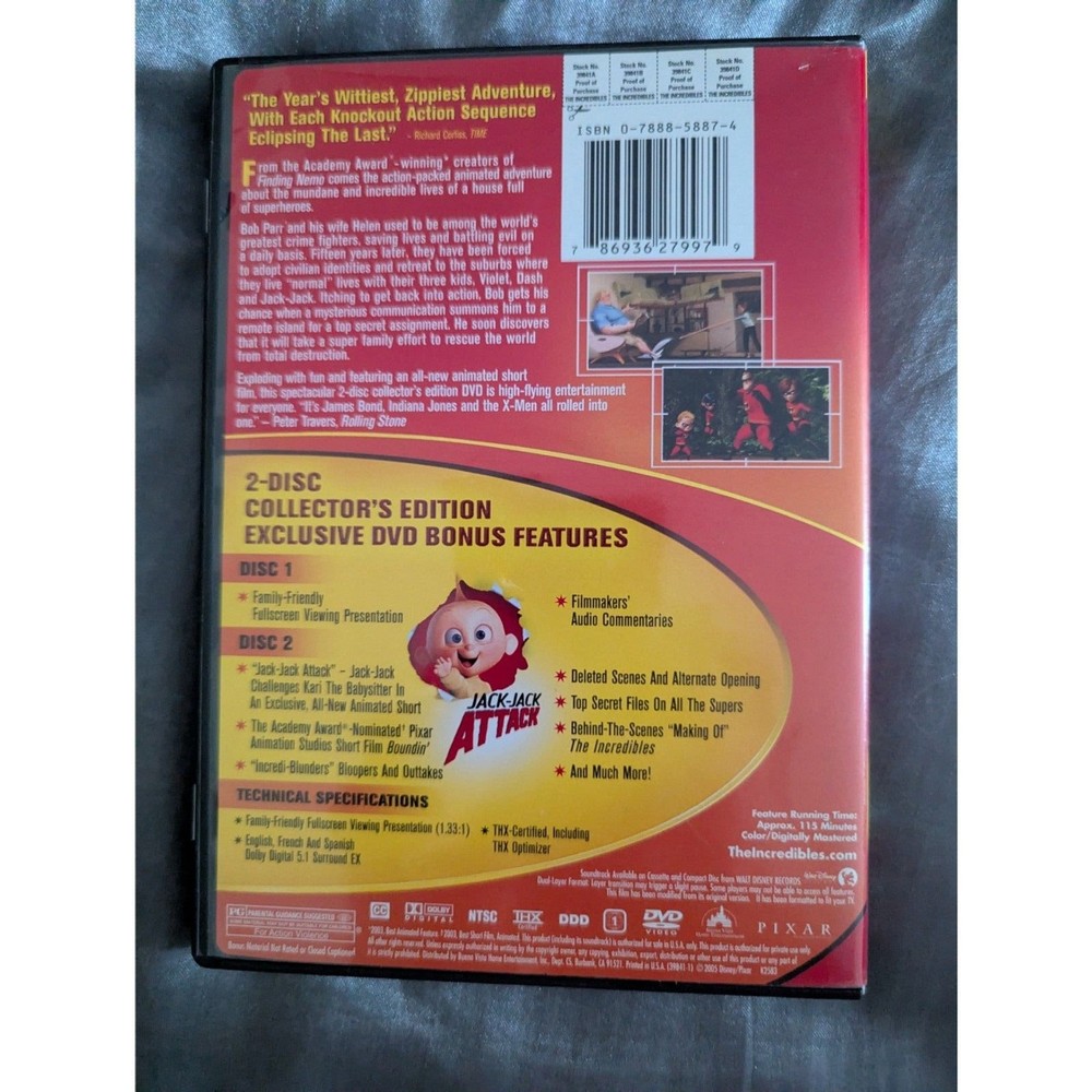 The Incredibles 2 Disc Box Set