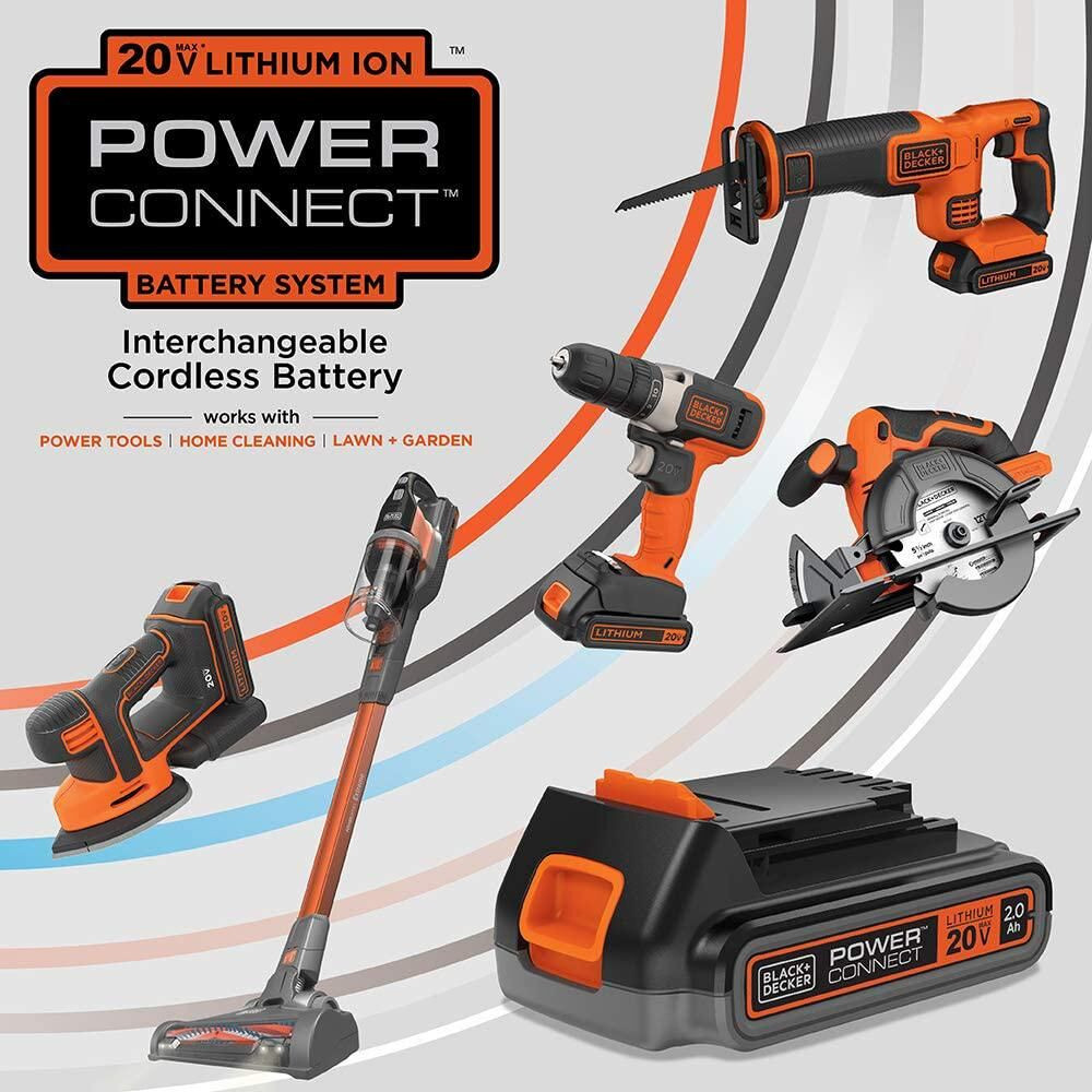 BLACK+DECKER 20V MAX* Power Tool Combo Kit, 4-Tool -BD4KITCDCRL