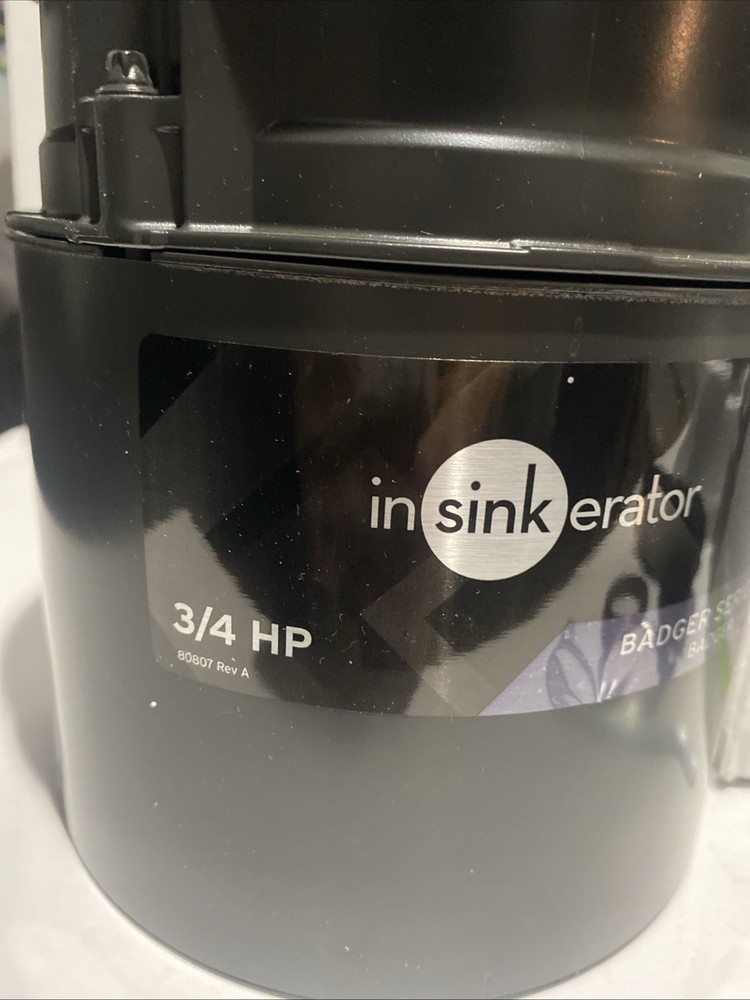 InSinkErator Garbage Disposal, Badger 5XP, 3/4 HP Continuous Feed