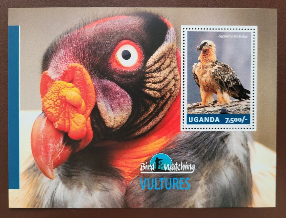 Uganda 2014 / Birds - Vultures  / 1v ms