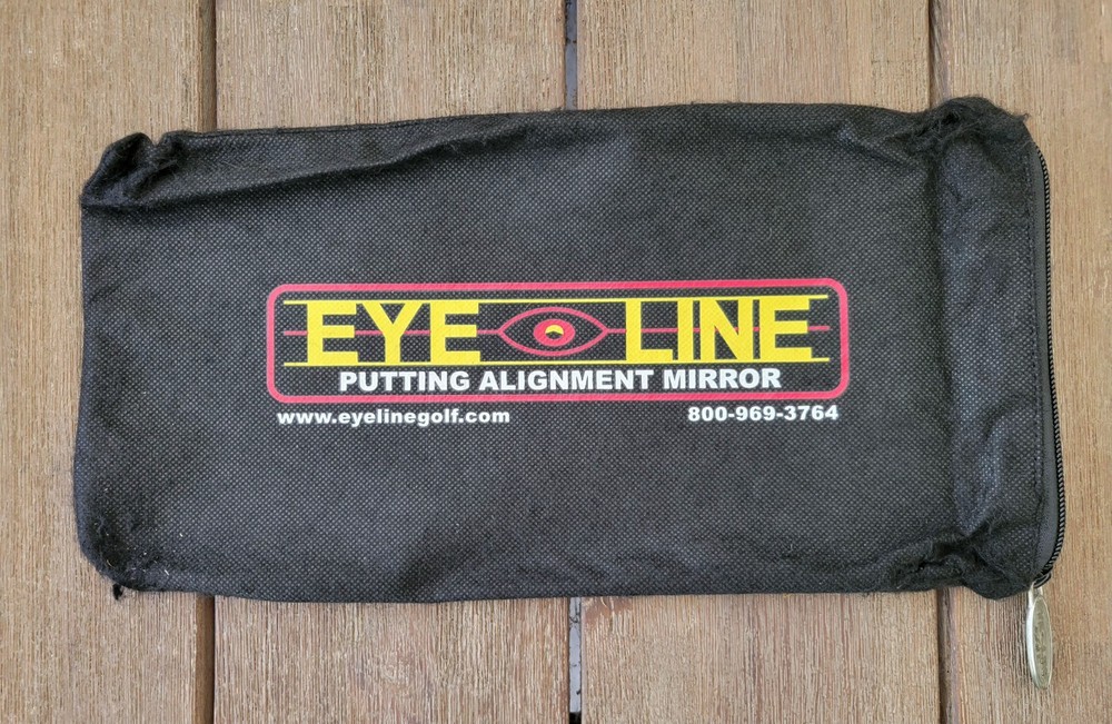 Eyeline Golf Putting Alignment Mirror for Golf Practice & Training W/ Bag