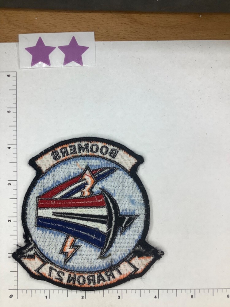 VINTAGE US NAVY TRARON 27 SQUADRON PATCH