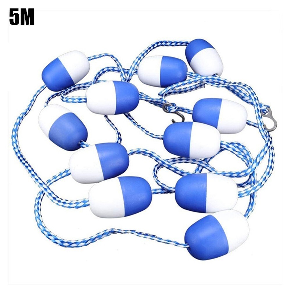 Nylon Swimming Pool Float Line 5M Featuring Effective Visibility and Durability