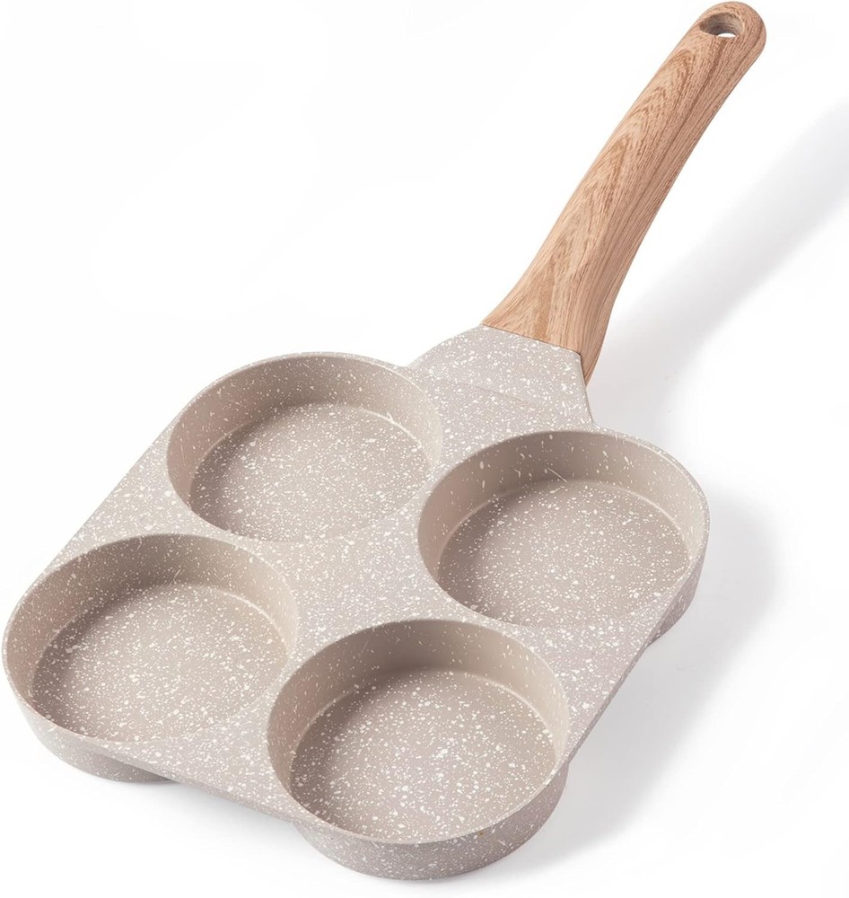 Eco-friendly Granite Non-Stick 4-Cup Egg Pan