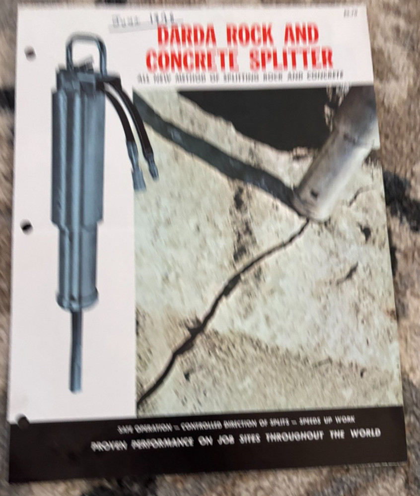 Darda Rock & Concrete Splitter Brochure AMIL25