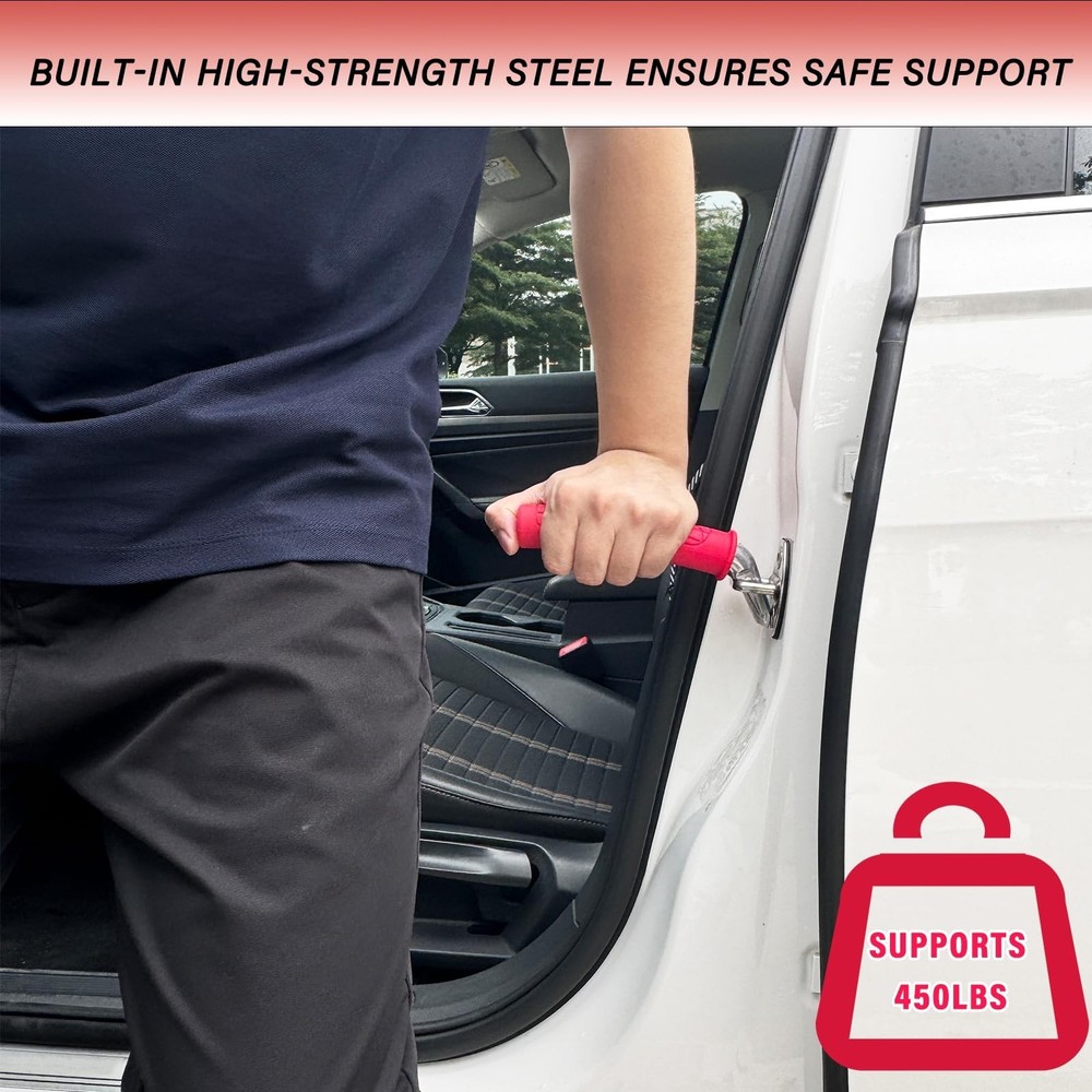 2 Pack Car Handle Assist for Elderly - Vehicle Support Handle - Auto Grab Bar...