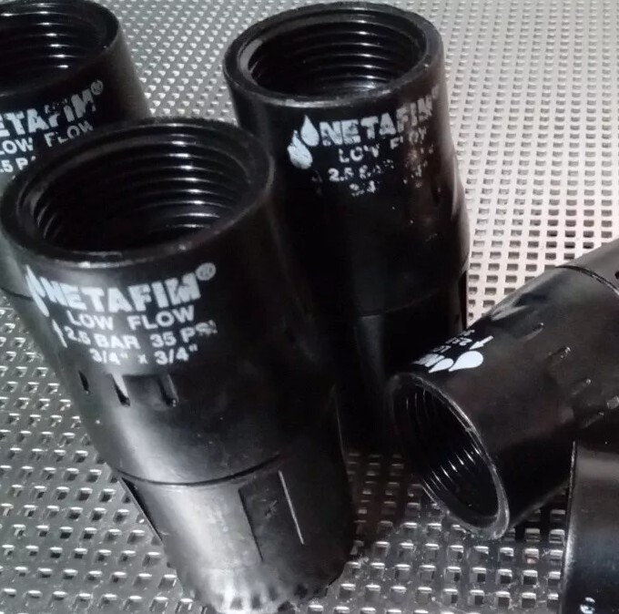 2pcs NETAFIN, PRV075LF35V2K, Pressure Regulator 3/4", Low Flow --Sbwh dd47 bb yy