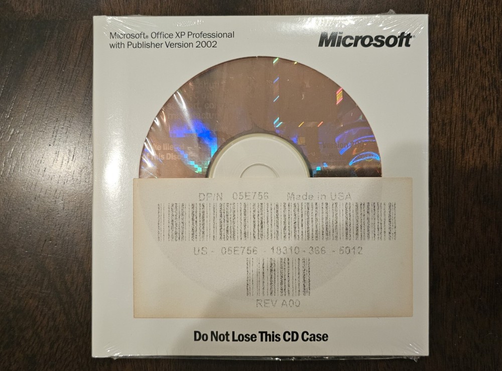 Microsoft Office XP Professional With Publisher Version 2002