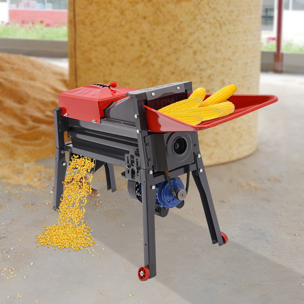 Electric Corn Threshing Machine, Automatic Heavy Duty Corn Threshing Machine