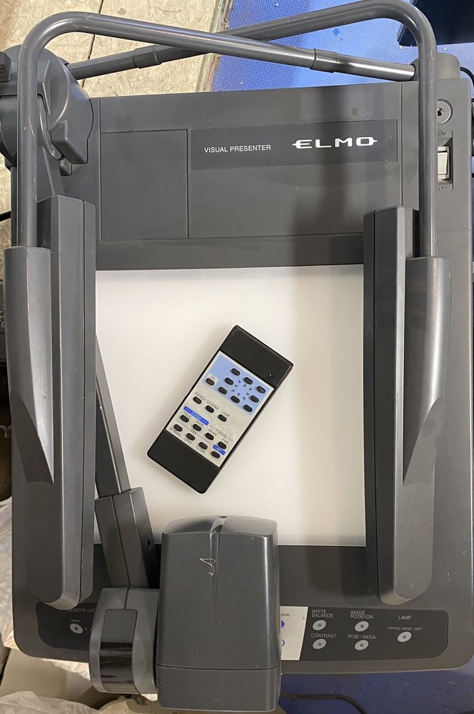 Elmo Visual Presenter HV-5100XG Document Camera Presenter, remote and power cord