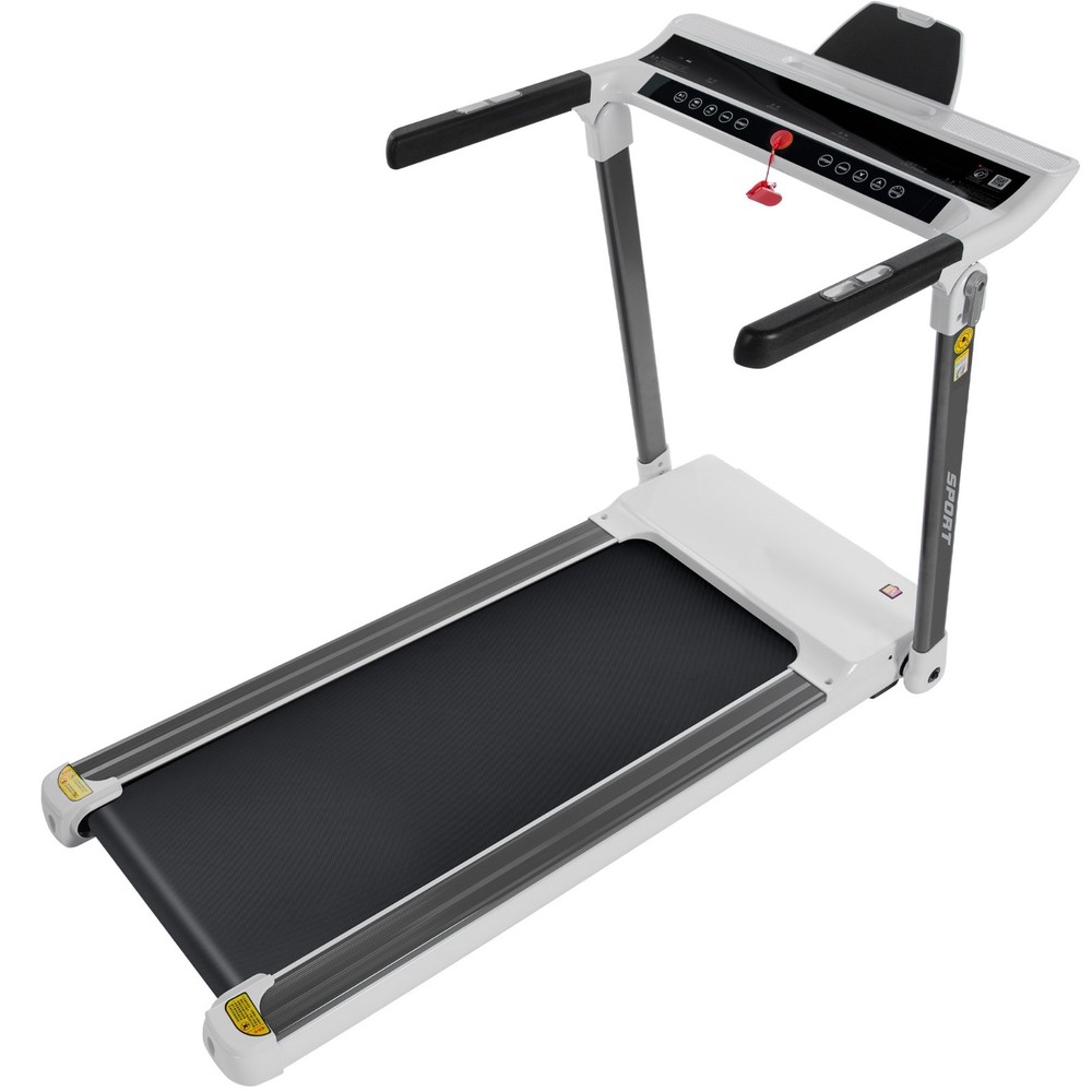 Folding Compact Treadmill 3.5HP Running Machine Adjustable Speed for Home Gym