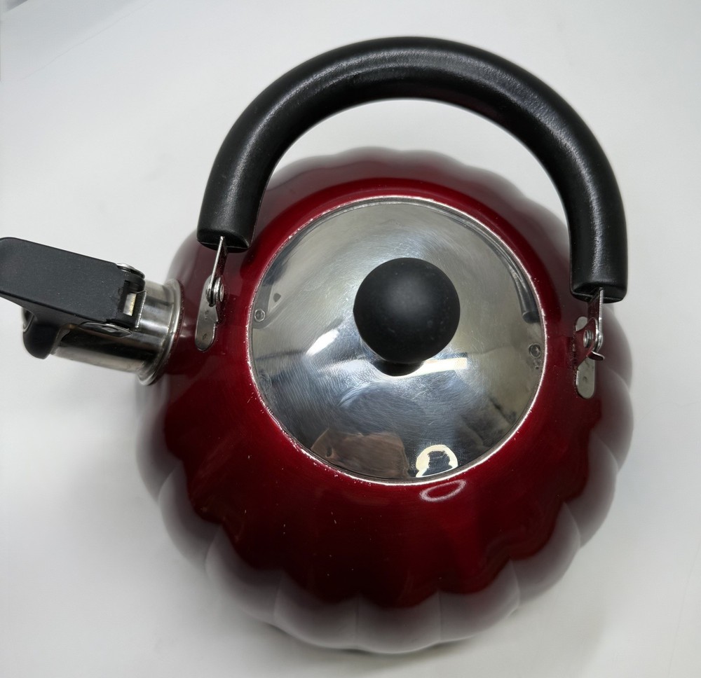 Mr. Coffee Twining 2.1 Qt. Pumpkin Tea Kettle - Red