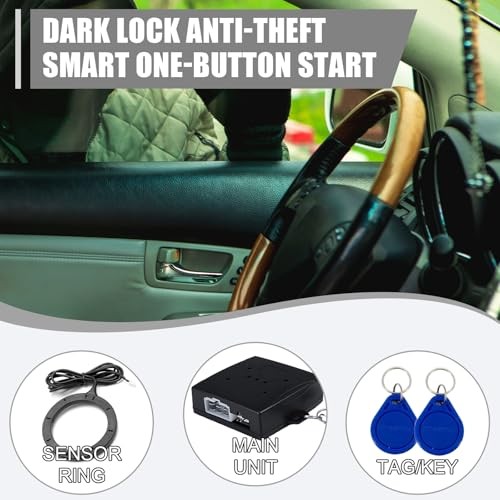 Car Smart Push Engine Start Button Kit & Keyless Entry Starter System,