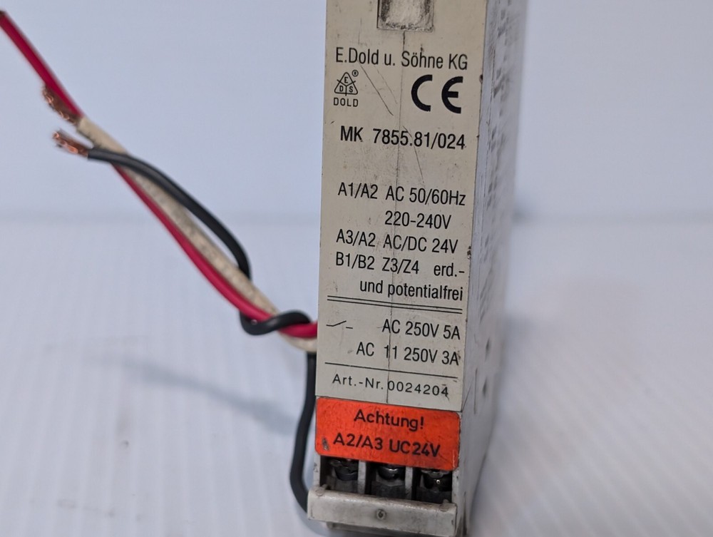Dold MK7855.81/024 Multi-Function Time Delay Relay, 220VAC, .25SEC-640SEC