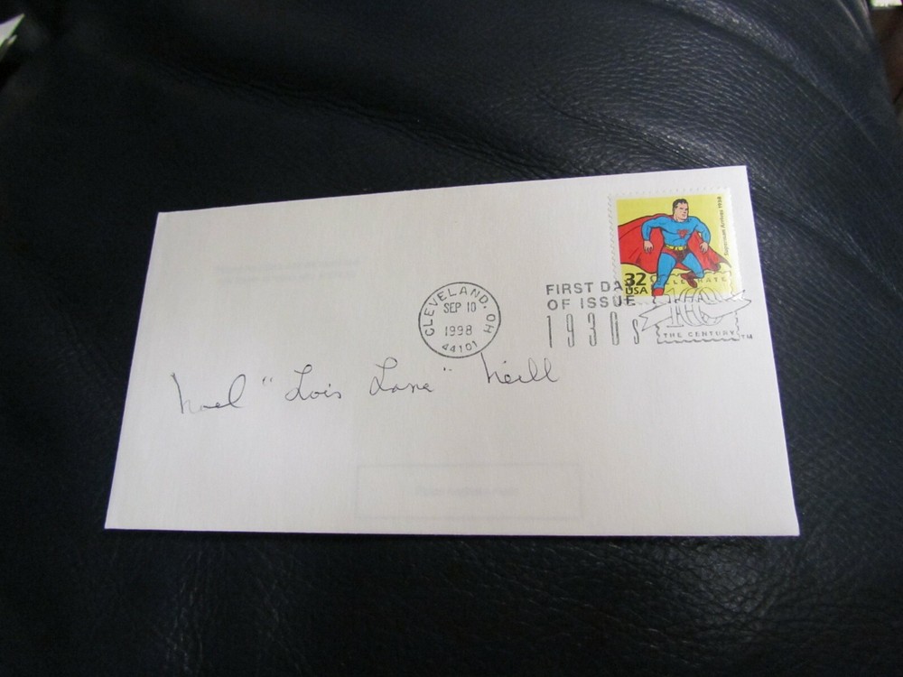 Noel Neill Signed Autographed First Day Cover Envelope