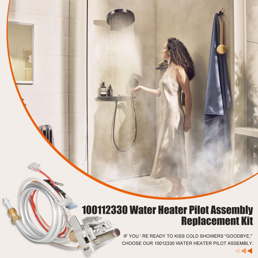 Water Heater Pilot Assembly Upgrade, Fits Whirlpool & A.O. Smith Models