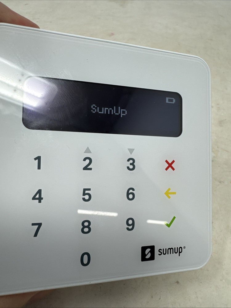 SumUp Plus Card Reader Bluetooth NFC RFID Credit Card Reader UNTESTED POWERS ON