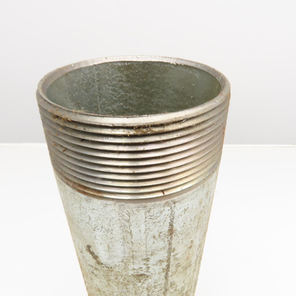 3" NPT Galvanized Pipe Nipple 18" OAL