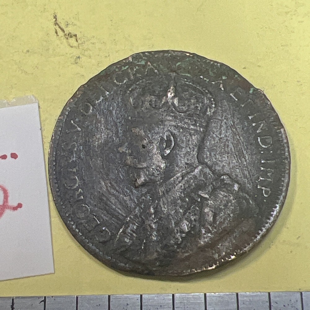 One Cent Canada 1917 Secondary Shape Lot # 51.e2
