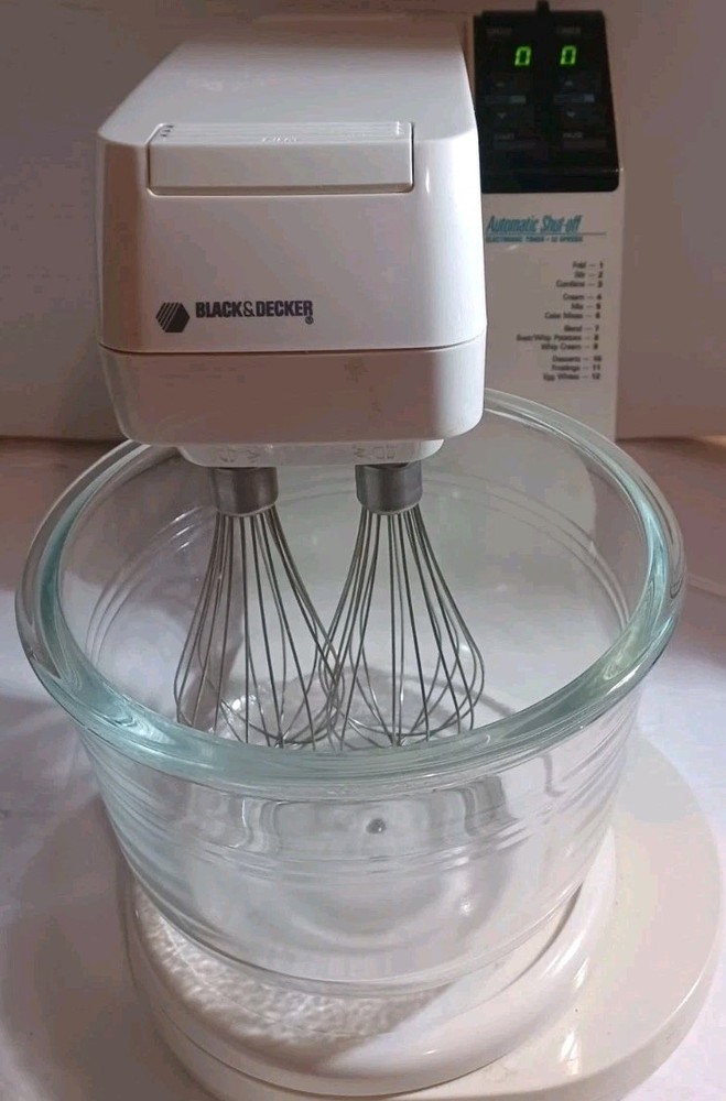 Vintage Black & Decker SM 100 Automatic Electronic Timer Shut Off 12-speed