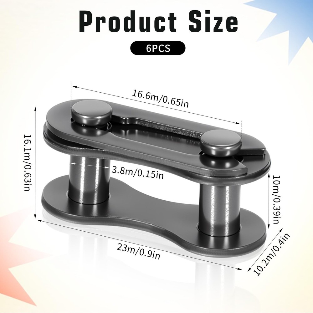 Bike Chain Master Link Single Speed Quick Split Chain Link 10 Pcs