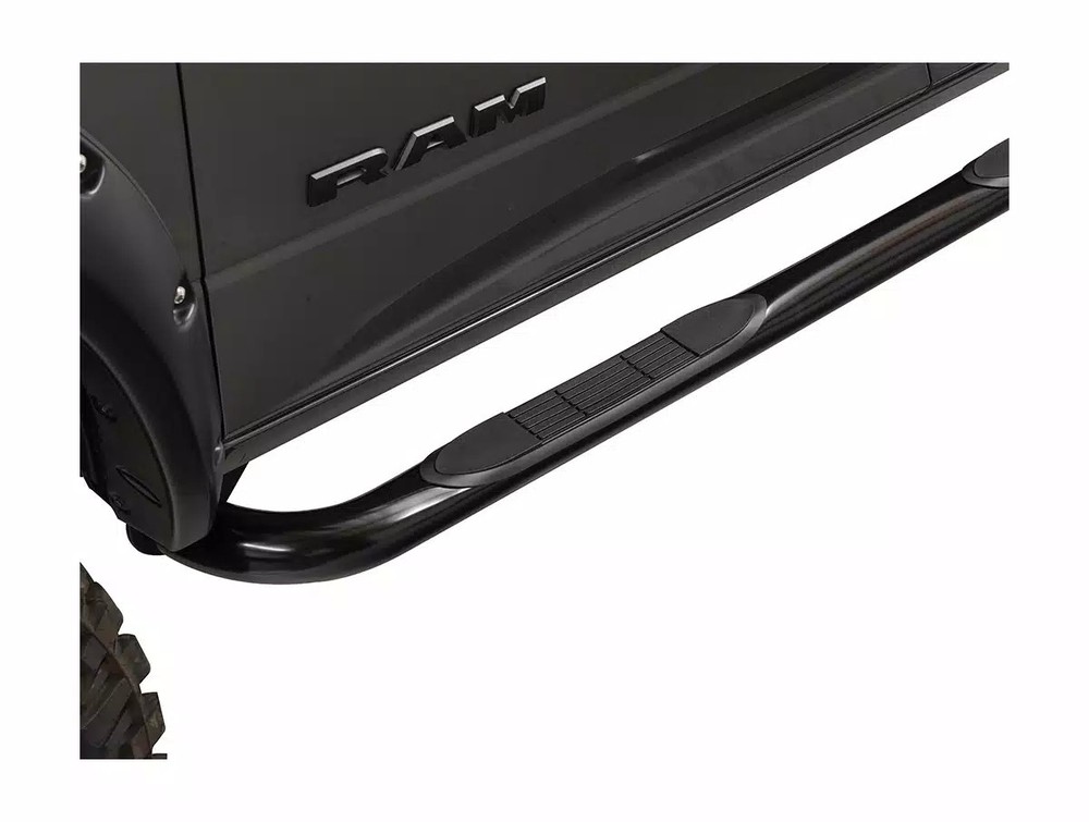 Ionic 3" Black Nerf Bars Fit 2010-2025 RAM 2500/3500 Mega Cab