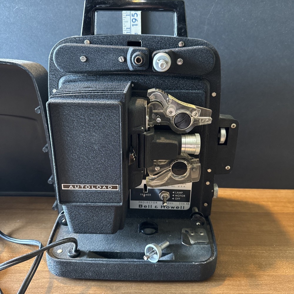 Vintage Bell & Howell Model 256 Autoload Projector. Untested
