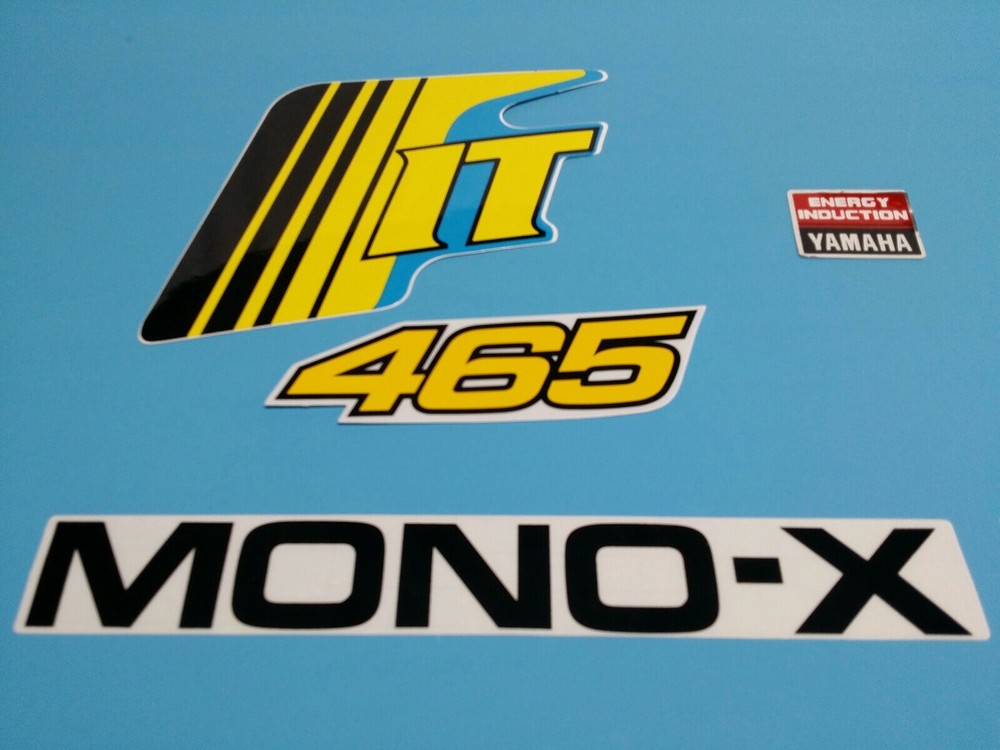YAMAHA IT465 1982 DECAL GRAPHIC SET(#Y40)